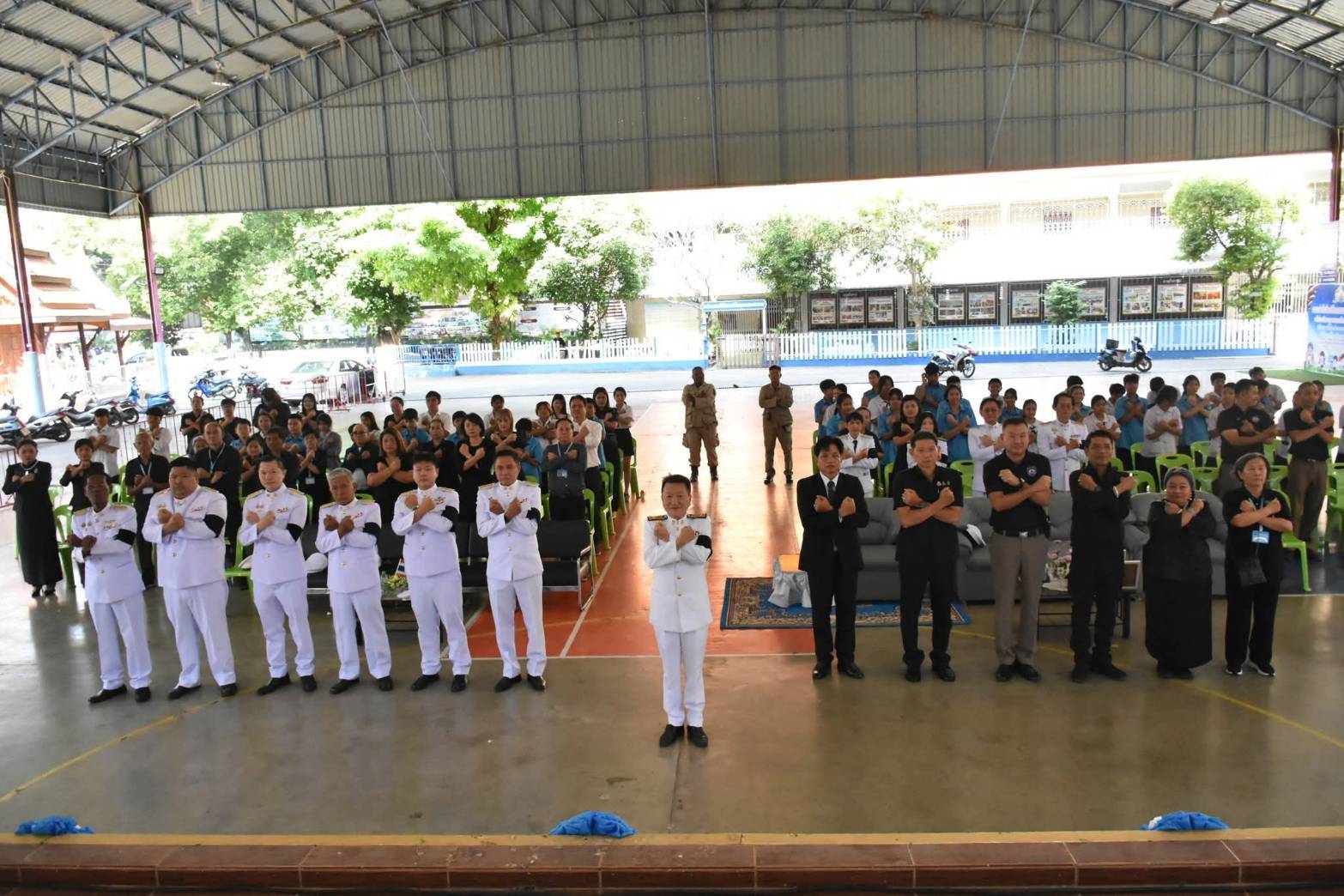 พช.กาญจนบุรี ร่วมพิธีอัญเชิญเงินขวัญถุงพระราชทานกองทุนแม่ของแผ่นดินชุมชนบ้านใต้ และพิธีแลกเงินขวัญถุงพระราชทานฯ