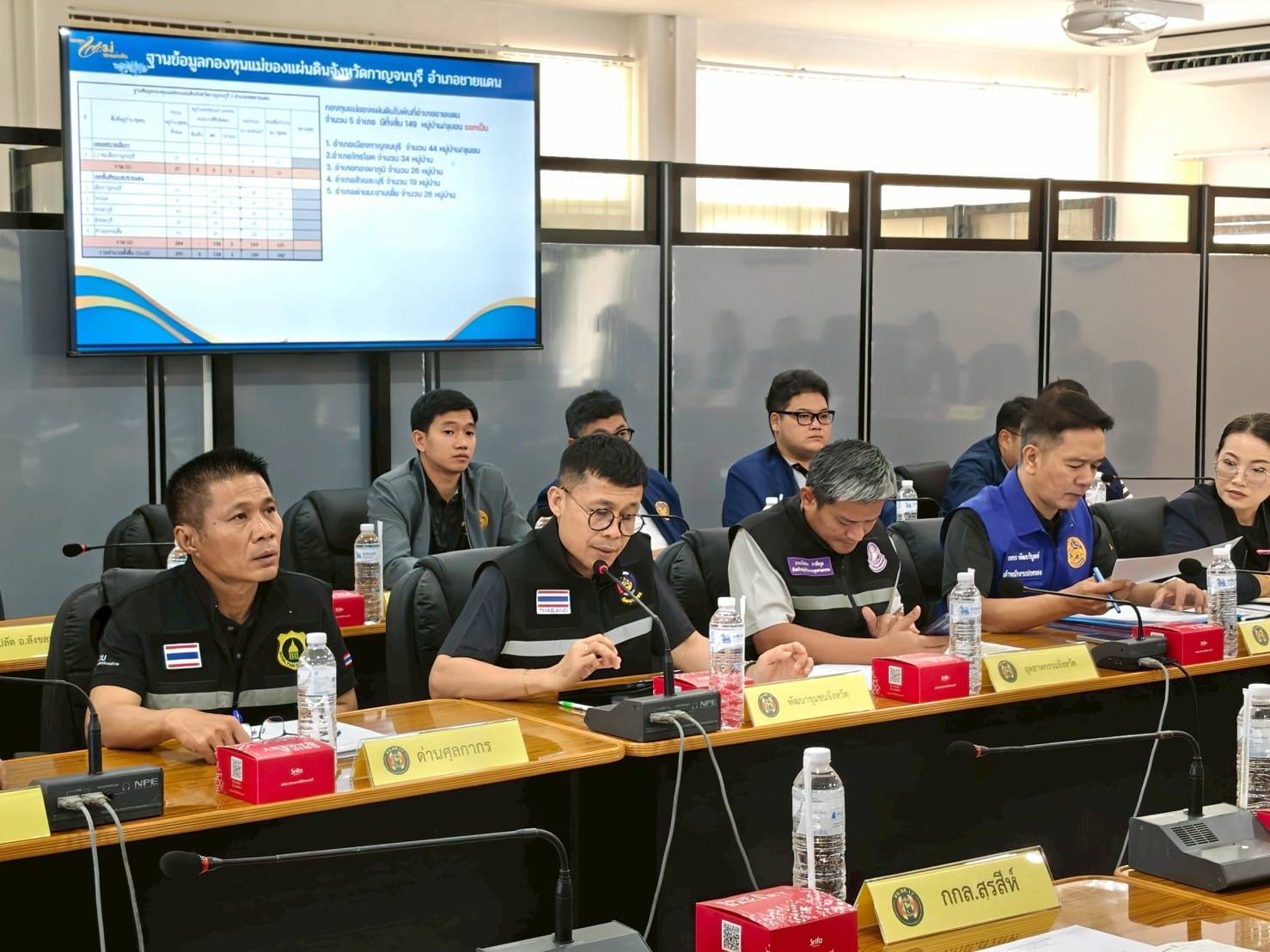 พช. กาญจนบุรี ร่วมประชุมบูรณาการแผนสกัดกั้นยาเสพติด ประจำเดือน มีนาคม 2569