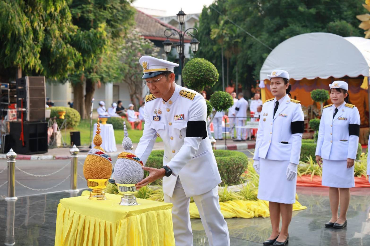 พช.กาญจนบุรี พิธีเนื่องในวันที่ระลึก พระบาทสมเด็จพระนั่งเกล้าเจ้าอยู่หัว พระมหาเจษฎาราชเจ้า" รัชกาลที่ 3