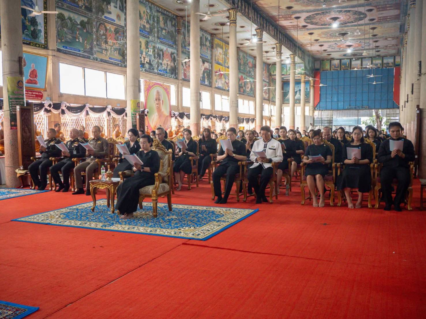 พช.กาญจนบุรี ร่วมพิธีสวดพระพุทธมนต์ และเจริญจิตตภาวนา อุทิศถวายแด่ สมเด็จพระนางเจ้าสิริกิติ์ พระบรมราชินีนาถ พระบรมราชชนนีพันปีหลวง ประจำเดือนเมษายน 2569